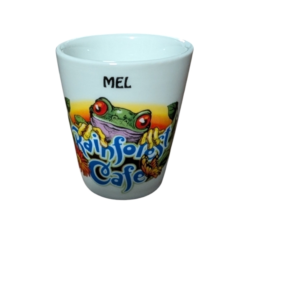 Rainforest Cafe Mel Souvenir Shot Glass (EUC)